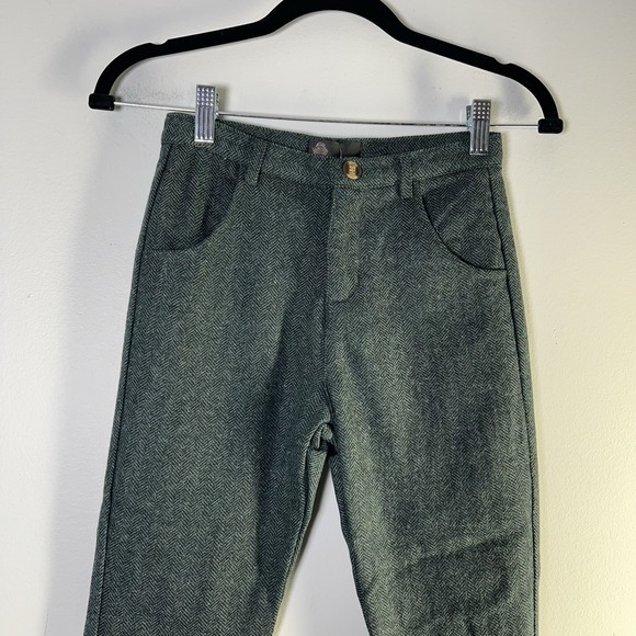 Little Cocoon Boys Sz 8 Green‎ Dress Pants Wool Blend Family Photos Worship - Picture 3 of 11